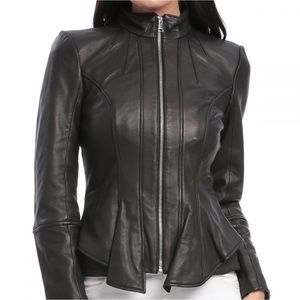 Bebe Leather Biker Jacket ***Super Soft Leather***